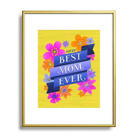 Seta Zakian Best Mom Ever Metal Framed Art Print