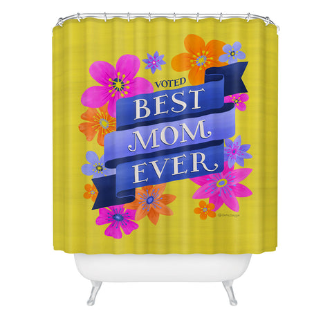 Seta Zakian Best Mom Ever Shower Curtain