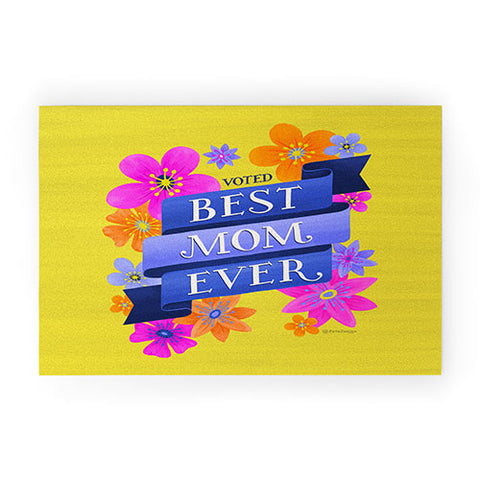 Seta Zakian Best Mom Ever Welcome Mat