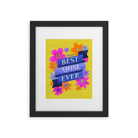 Seta Zakian Best Mom Ever Framed Art Print