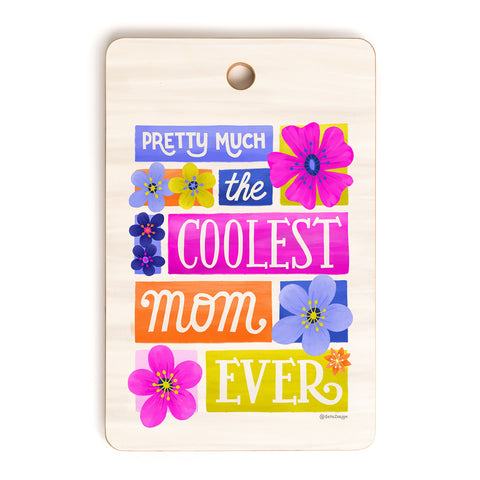 Seta Zakian Coolest Mom Ever Cutting Board Rectangle