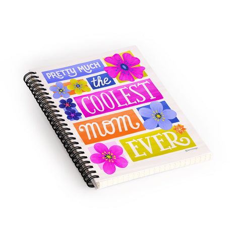 Seta Zakian Coolest Mom Ever Spiral Notebook