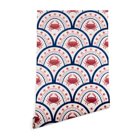 Seta Zakian Crab Scallop pattern Wallpaper
