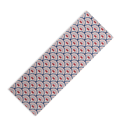 Seta Zakian Crab Scallop pattern Yoga Mat