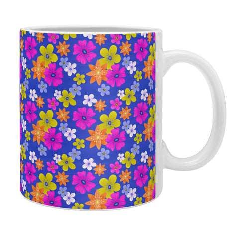 Seta Zakian Floral blue pattern Coffee Mug