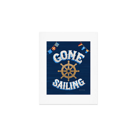 Seta Zakian Gone Sailing Art Print