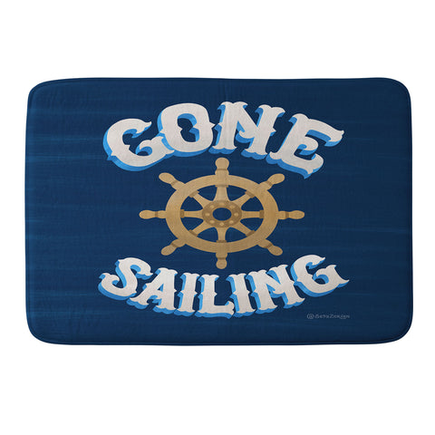 Seta Zakian Gone Sailing Memory Foam Bath Mat