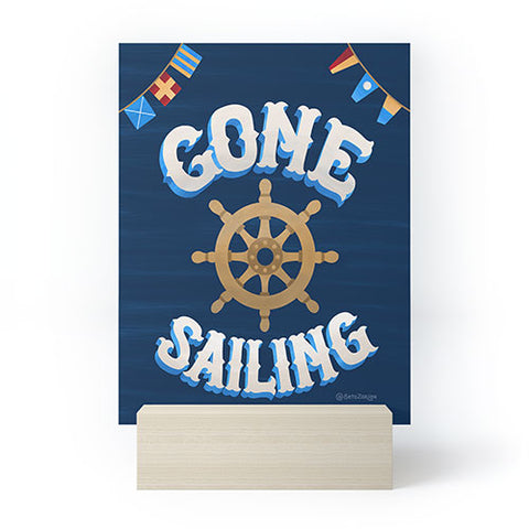 Seta Zakian Gone Sailing Mini Art Print