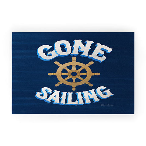 Seta Zakian Gone Sailing Welcome Mat