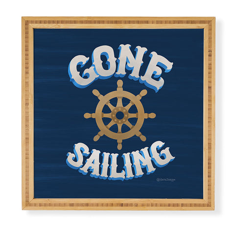Seta Zakian Gone Sailing Framed Wall Art