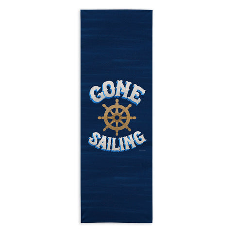 Seta Zakian Gone Sailing Yoga Towel