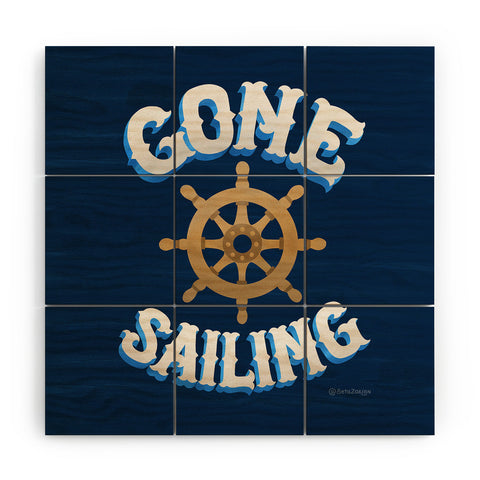 Seta Zakian Gone Sailing Wood Wall Mural