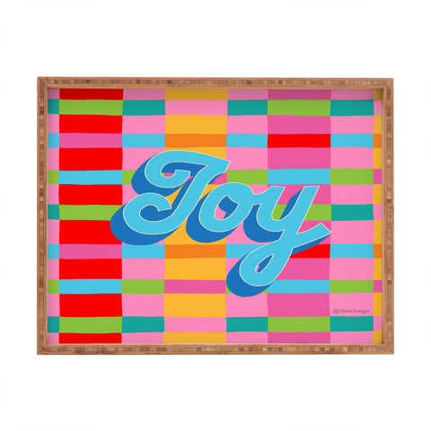 Seta Zakian Stripe Hype Joy Rectangular Tray