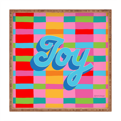 Seta Zakian Stripe Hype Joy Square Tray