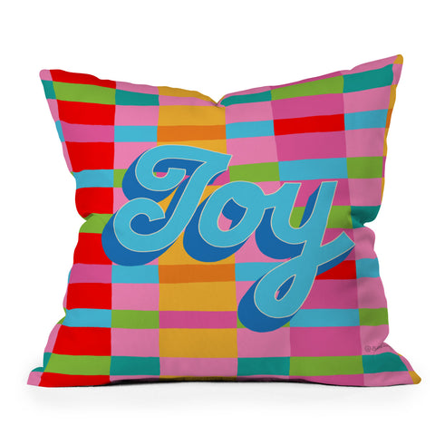Seta Zakian Stripe Hype Joy Throw Pillow