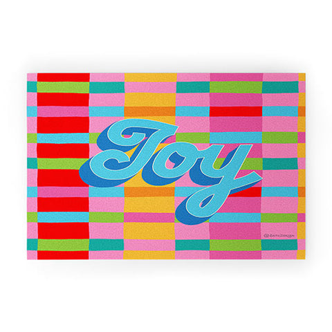 Seta Zakian Stripe Hype Joy Welcome Mat