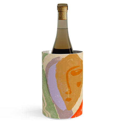 Sewzinski Abstract Portrait II Wine Chiller