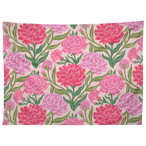 Sewzinski Carnations in Pink Tapestry