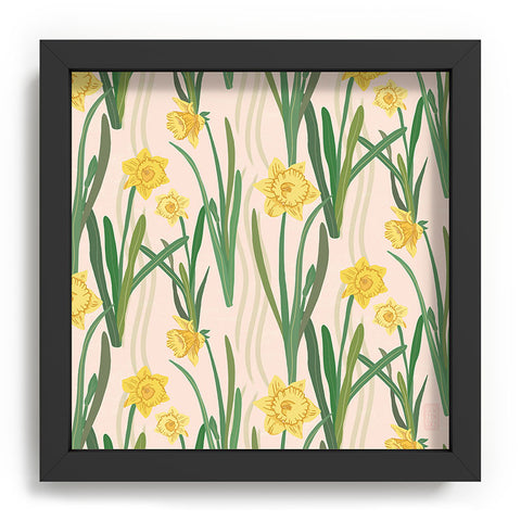 Sewzinski Daffodils Pattern Recessed Framing Square
