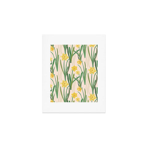 Sewzinski Daffodils Pattern Art Print