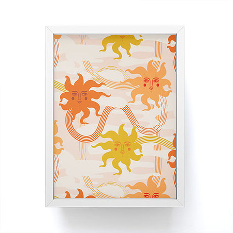 Sewzinski Follow the Sunshine Framed Mini Art Print