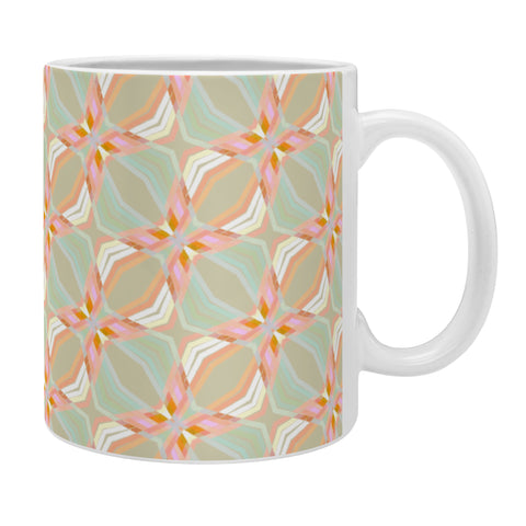 Sewzinski Mint Green and Pink Quilt Coffee Mug