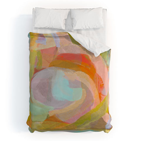 Sewzinski Roundabout Abstract Duvet Cover