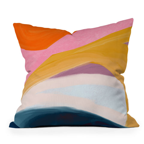 Sewzinski Shapes and Layers 36 Outdoor Throw Pillow