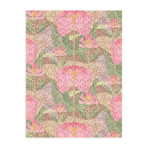 Sewzinski Water Lilies Pattern Pink Puzzle