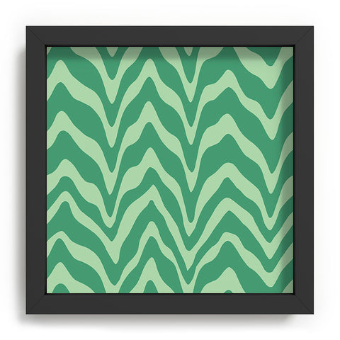 Sewzinski Wavy Lines Mint Green Recessed Framing Square