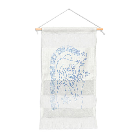 shanasart Even Cowgirls Get the Blues Wall Hanging Portrait