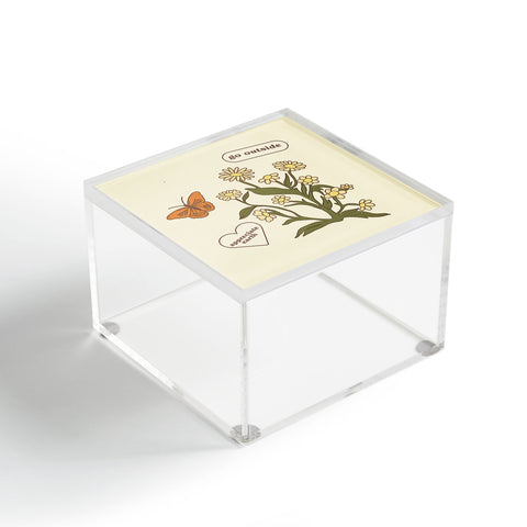shanasart Go Outside and Appreciate Earth Acrylic Box