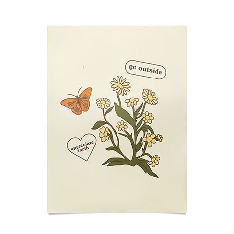 shanasart Go Outside and Appreciate Earth Poster