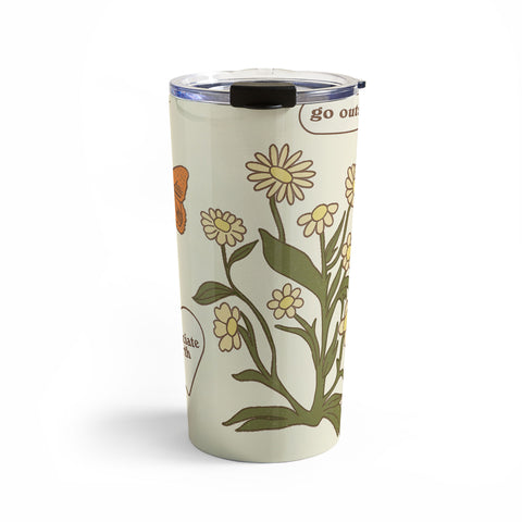 shanasart Go Outside and Appreciate Earth Travel Mug