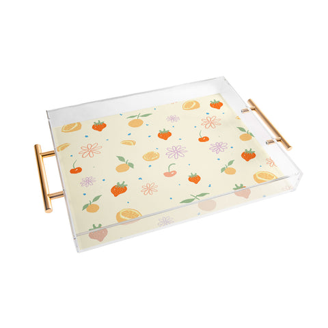 shanasart Lemons I Acrylic Tray
