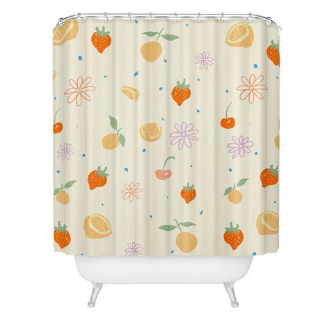 shanasart Lemons I Shower Curtain