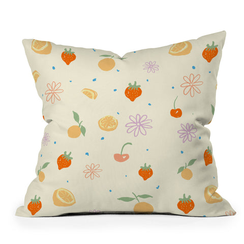 shanasart Lemons I Throw Pillow
