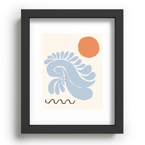 shanasart Sunset by the Ocean Recessed Framing Rectangle