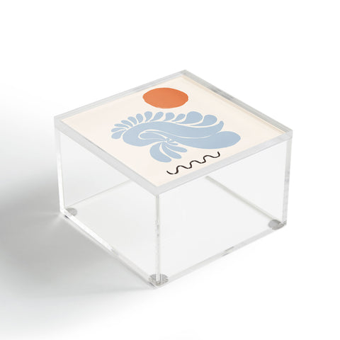 shanasart Sunset by the Ocean Acrylic Box