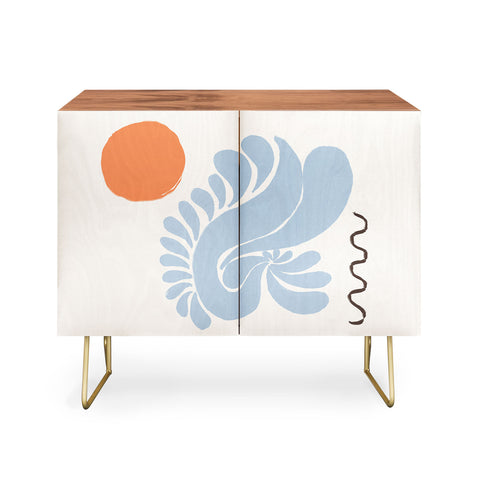 shanasart Sunset by the Ocean Credenza