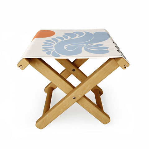 shanasart Sunset by the Ocean Folding Stool