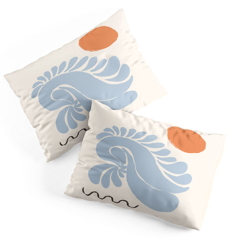 shanasart Sunset by the Ocean Pillow Shams
