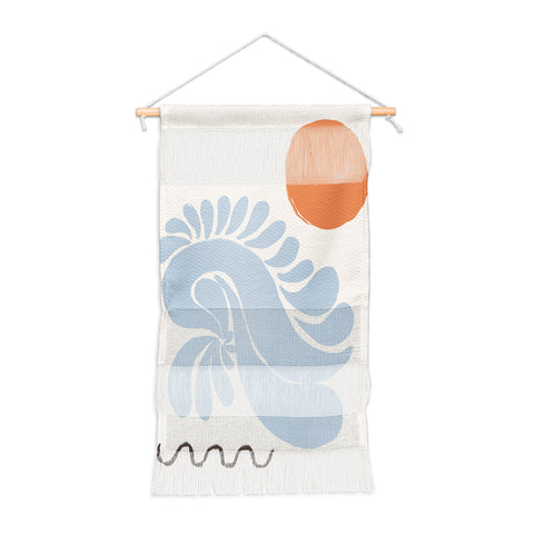 shanasart Sunset by the Ocean Wall Hanging Portrait