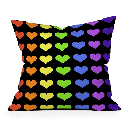 Shannon Clark 80s Night Outdoor Throw Pillow