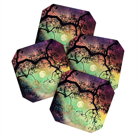 Shannon Clark Aurora Moon Coaster Set