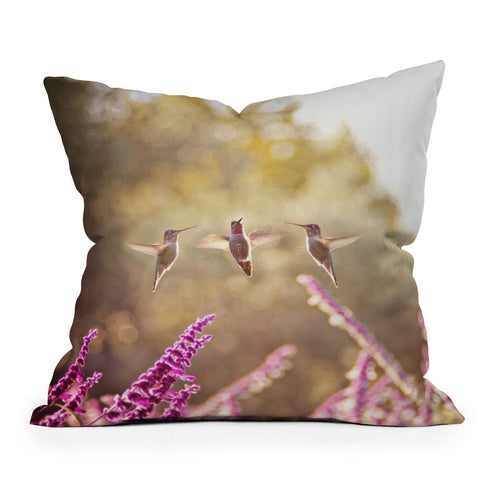 Shannon Clark Besties Outdoor Throw Pillow