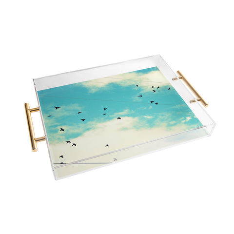 Shannon Clark Blue Skies Ahead Acrylic Tray