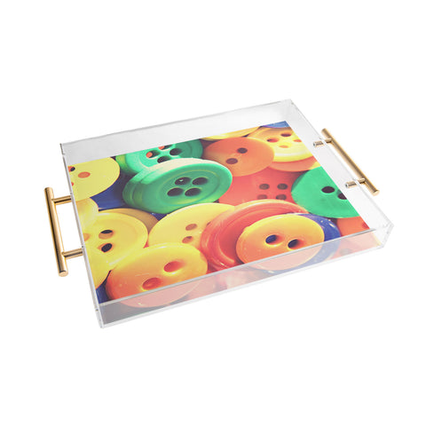 Shannon Clark Buttons Acrylic Tray