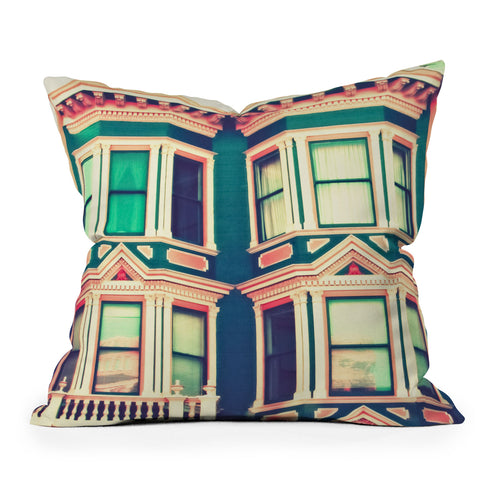 Shannon Clark Dollhouse Outdoor Throw Pillow