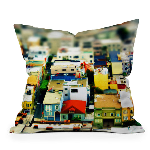Shannon Clark Mini City Outdoor Throw Pillow